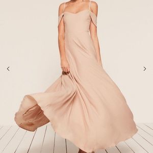 Reformation Poppy formal gown - champagne